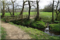 Footpath over Meveril Brook