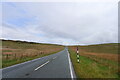 NY7943 : The A689 climbing eastward to the watershed at Slate Hill by Tim Heaton