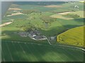 Site of Acthorpe Medieval Village: aerial 2022 (2)