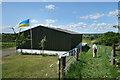 Flag, Barn & Footpath, Broad Oak