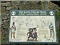 Battlefields Trail information board