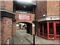 Archway entrance to Rufus Court