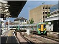 TV6199 : Train arriving at Eastbourne station by Malc McDonald