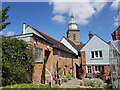 The rear of the Tudor House Museum