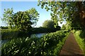 Towpath in the evening sun