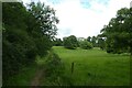 Bridleway towards Charmandean School