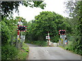 TQ0646 : Level crossing at Brook, near Guildford by Malc McDonald