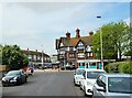 End of Goring Road high street shops