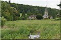 View to the church, Teffont Evias