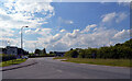 Road outside Leeming Bar Services, Bedale