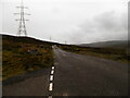 Power line alongside the Farr to Garbole road