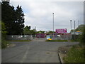 Entrance to Wellingborough Household Waste Recycling Centre