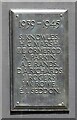SJ8498 : Tib Street War Memorial Tablet (4) by Gerald England
