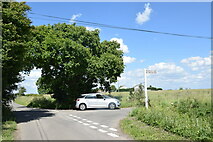 TL6219 : Lane junction near Puttock by Trevor Harris