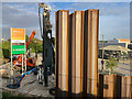 Roadwork preparations, Hessle