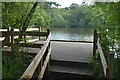 Landing stage on The Tarn