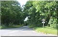 Red Lane at the junction of Patemore Lane