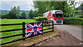 SO6321 : Jubilee banner by Jonathan Billinger