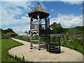 SP6306 : Viewing Tower in the Walled Garden at Waterperry Gardens by David Hillas