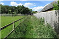 Jurassic Way heading under dismantled railway bridge