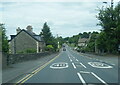 A438 in Three Cocks village