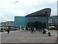 The approach to the entrance of Royal Derby Hospital