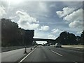 Footbridge crossing M1 southbound