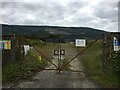 Fenced off yard at Sandbank