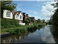 Canalside houses on Wyndham Wood Close