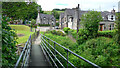 Footbridge over the Dullan Water near Dufftown Distillery