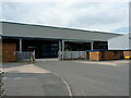 Loading bays at a warehouse in Elmdon Trading Estate