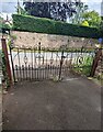 Ornate churchyard gates, Llangarron, Herefordshire