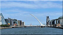 O1734 : River Liffey and Samuel Beckett Bridge, Dublin by Ian Cunliffe
