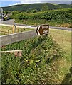 Village Shop direction sign, Longtown, Herefordshire