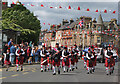 NT2540 : Peebles Pipe Band, Beltane Procession by Jim Barton