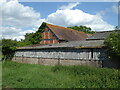 Granary, cart shed and stables about 30 yards west of Rectory Farmhouse, Crowle