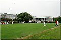 Playing bowls on Plymouth Hoe