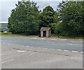 Bus shelter near trees, Penhow