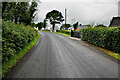 Slight bend along Slieveard Road