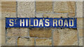 Old sign for St. Hilda