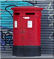 Double aperture Elizabeth II postbox on Jamaica Road