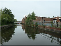 SP1290 : Luxaflex's canalside premises, Erdington by Christine Johnstone