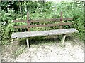 TA2369 : Bench near Highworth Manor by Oliver Dixon