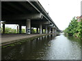 M6 and the Birmingham & Fazeley canal