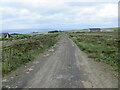 Track towards New Clyth Road at Mid Clyth