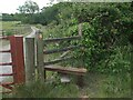 Stile west of Pyle on an alternative stage of the Wales Coast Path