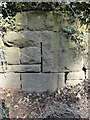 Old Bridge Marker on Hawthorns Road, Hope Mansell