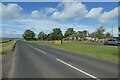 Road heading west from Beadnell