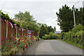 Platinum Jubilee bunting on Barton Road, Pulloxhill