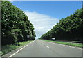 The A30 east passing near Camborne